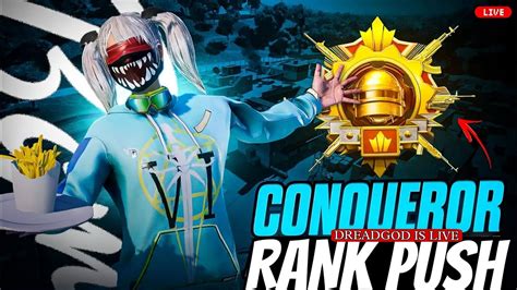 Bgmi Live Stream Conqueror Rank Push Let S Go Youtube