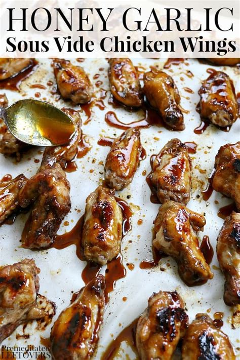 Sous Vide Chicken Wings Recipe With Honey Garlic Sauce