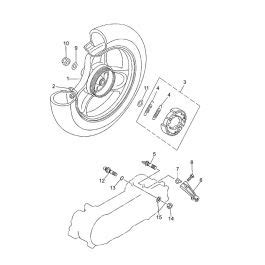 Achterwiel Yamaha Jog R Ac Takt