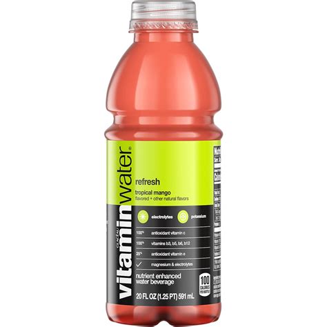 Vitaminwater Refresh Tropical Mango Drink Fl Oz Bottle Lazada Ph