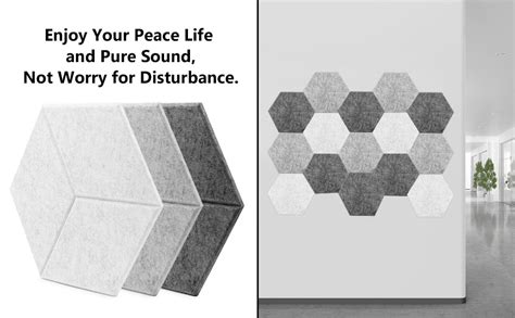 Premium Acoustic Panels 12pcs Self Adhesive 12 10 Soundproof Wall Panels High