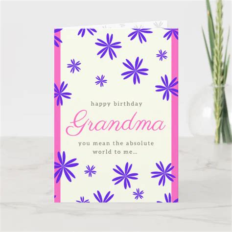 Funny Grandma Birthday Card Inheritance Zazzle