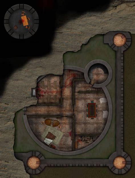 Fort Rannick 2 Dungeon Maps D D Maps Dungeons And Dragons