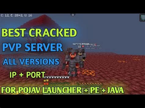 BEST CRACKED PVP SERVER FOR POJAV LAUNCHER PE JAVA ALL VERSIONS