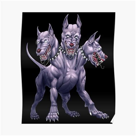 "Greek Mythology Cerberus" Poster for Sale by underheaven | Redbubble