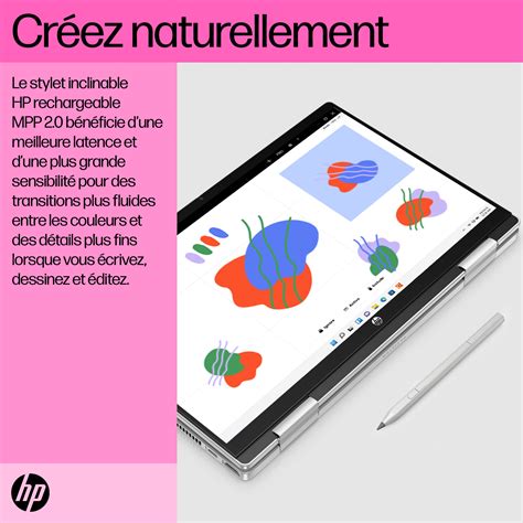 Ordinateur Portable Convertible Hp Pavilion X Ek Nk E D Ea