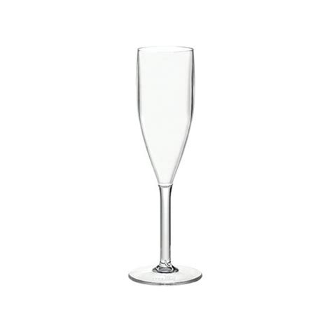 Champagne Flute 190ml Polycarbonate Clear Pack Of 6 Cf8977 All Things Office