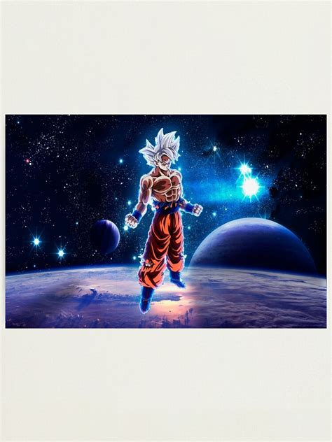 Dragonball Goku Ultra Instinct Photographic Print By Animebeast