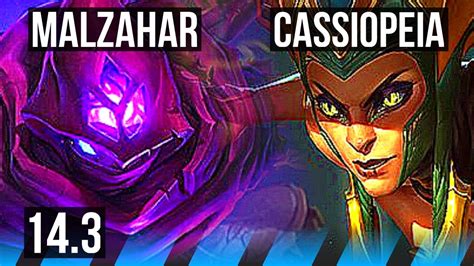 MALZAHAR Vs CASSIOPEIA MID 1300 Games Rank 11 Malz BR