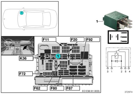 Relay Wiper 2011 Bmw 335i Convertiblee93