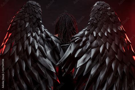 Black Angel Wings Wallpaper