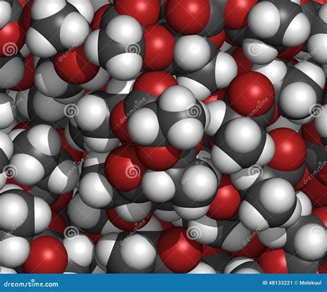 Polylactic Acid (PLA, Polylactide) Bioplastic. Stock Illustration ...