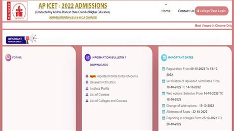 Ap Icet Seat Allotment Today On Cets Apsche Ap Gov In Here S How