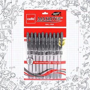 Cello Butterflow Ball Pen Set Black Cello Maxriter Ball Pen