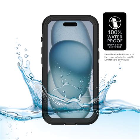 Body Glove Tidal Waterproof Phone Case For Iphone Black Clear