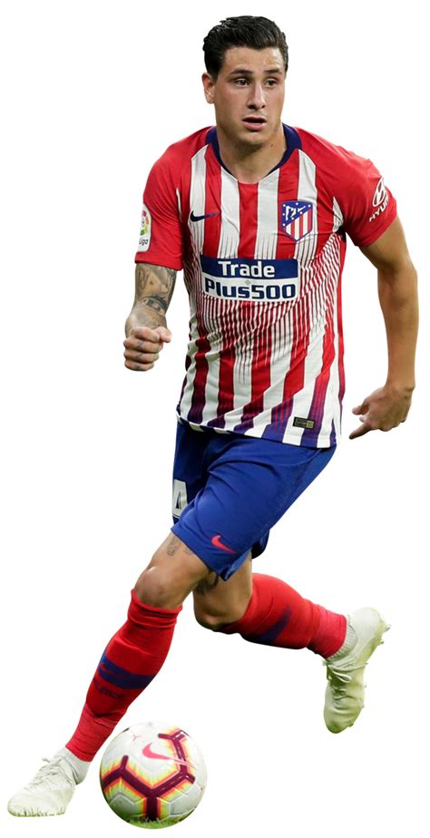 Jose Maria Gimenez Atlético Madrid football render - FootyRenders