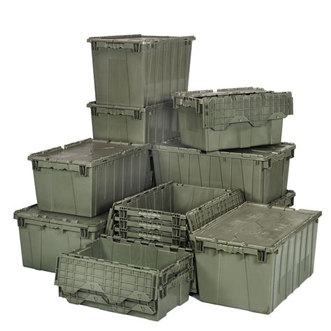 Hinged Plastic Storage Boxes Plastic Crate