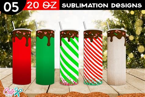 Hot Chocolate Christmas Tumbler Sublimation Bundle