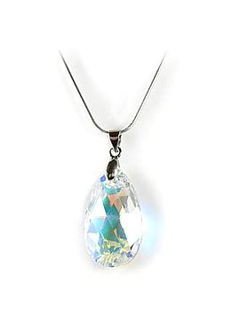 Swarovski Crystal Teardrop Pendant Swarovski Crystal Necklaces