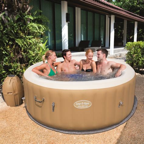 Spa Jacuzzi Gonflable Pour Personnes Rond Jets D Air Bestway