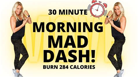 Minute Morning Mad Dash Strength Cardio Burn Calories