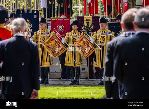 London Uk Th May The Service At The Bandstand Watched By