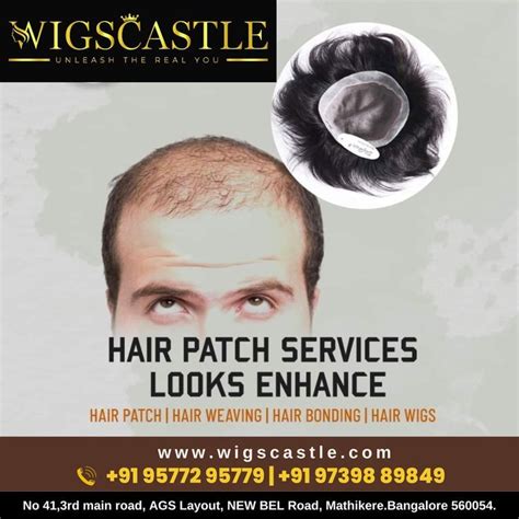 Hair Patch Services Looks Enhance In Wig Hairstyles Hair Studio