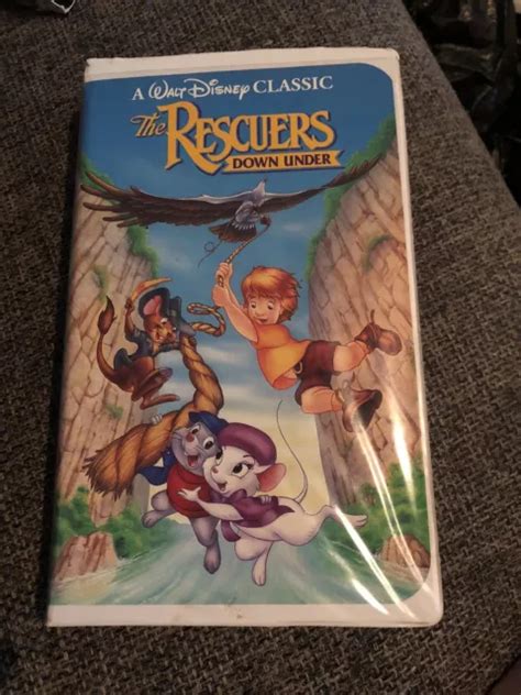 The Rescuers Down Under Walt Disney Classic Vhs Tape Diamond