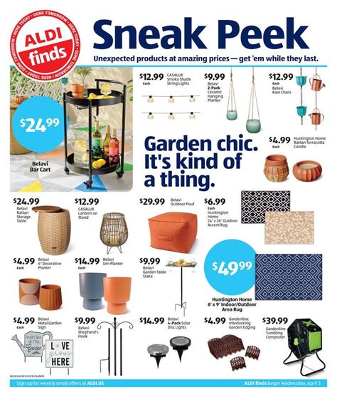 Aldi In Store Ad April 3 April 9 2024 Garden Chic