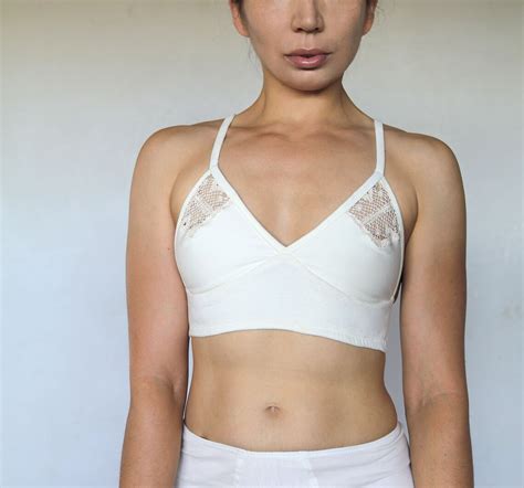 Pure Organic Cotton Bralette 100 Organic Cotton Comfortable Etsy