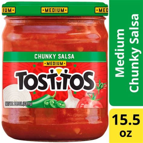 Tostitos Medium Chunky Salsa Dip 15 5 Oz Kroger