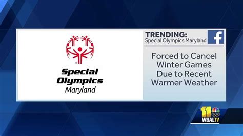 Special Olympics of Maryland cancels winter games