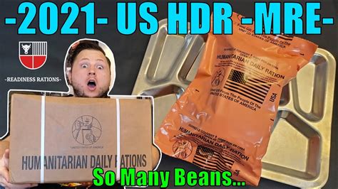 2021 Hdr Review Disappointing Humanitarian Daily Ration Menu 1 Taste