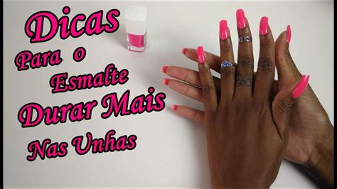 Truques Para Fazer O Esmalte Durar Mais Tempo Nas Unhas Youtube