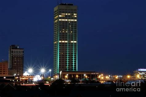 One Seneca Tower at Night Photograph by Daniel J Ruggiero - Fine Art ...