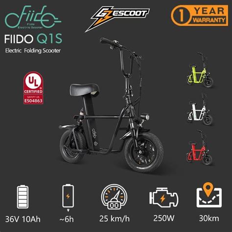 Jual FIIDO Q1S ELECTRIC SCOOTER STANDARD Shopee Indonesia