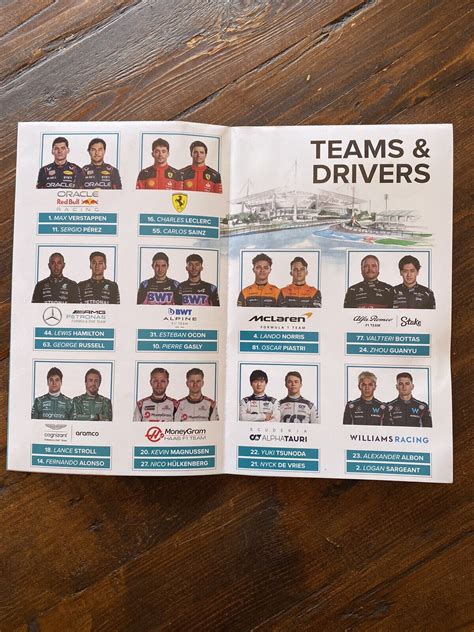 Buy F1 Formula 1 Miami Grand Prix 2023 Program At Ubuy India