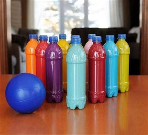 DIY Juego De Bolos Con Botellas Recicladas