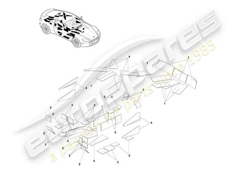 Aston Martin V8 Vantage 2007 Part Diagrams Eurospares