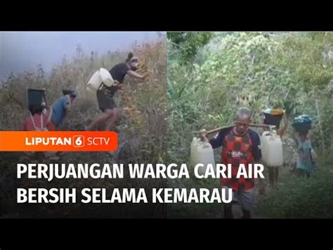 Lika Liku Perjuangan Warga Di NTT Jalan Kaki 1 Km Demi Mencari Air