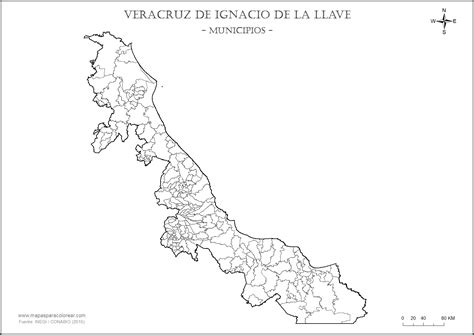 Mapa Del Estado De Veracruz Con Division Politica Imagui