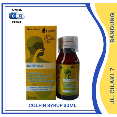 Colfin Sirup Obat Flu Dan Batuk Ml Lazada Indonesia