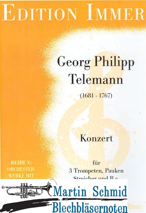 Konzert D Dur Von Georg Philipp Telemann Im Stretta Noten Shop Kaufen