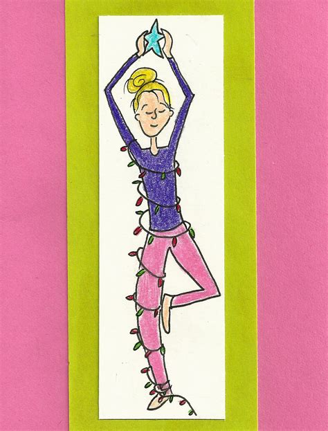 Debbie Dots Greeting Card Blog: Tree Pose Christmas