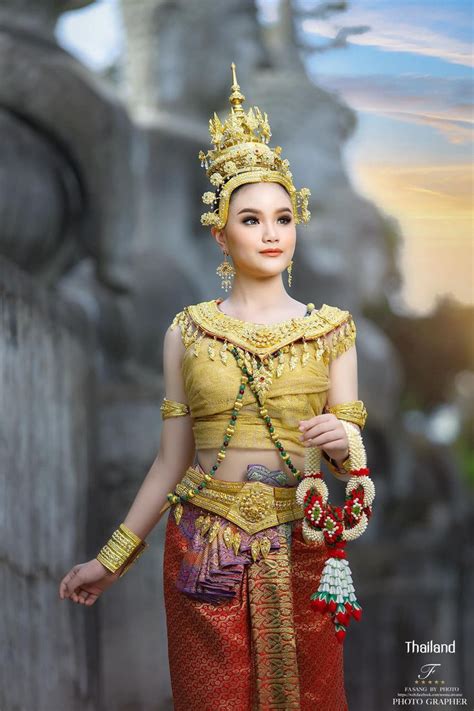 Thailand National Costume Thai Traditional Dress Thai Dress Siam The