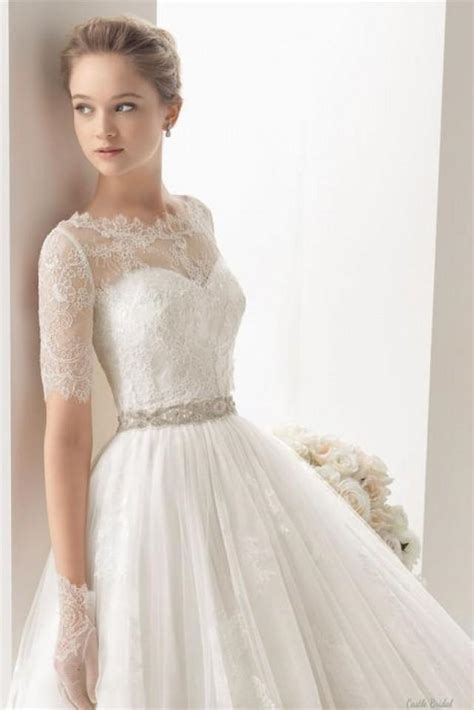 Lace Appliques Beading Belt Wedding Dress 2002417 Weddbook