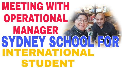 Nakipagmeeting Ako Sa Owner Ng School Dito Sa Australia Student Visa