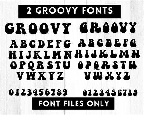 Groovy Font Groovy Font Svg Groovy Svg Groovy Clipart Halloween