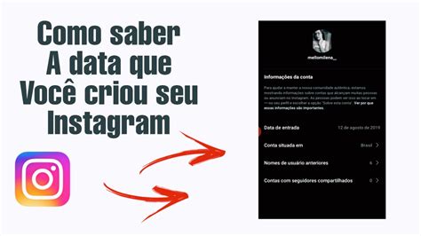 Como Descobrir A Data Que Voc Criou Seu Instagram Milena Sousa