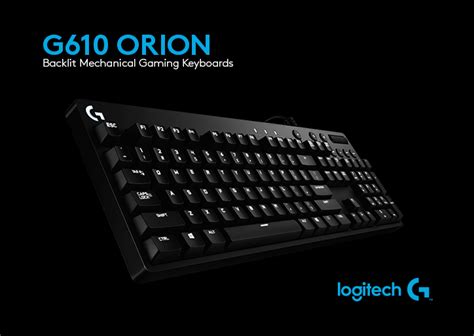 Logitech unveils G610 Orion Brown and Red Cherry MX mechanical gaming keyboards